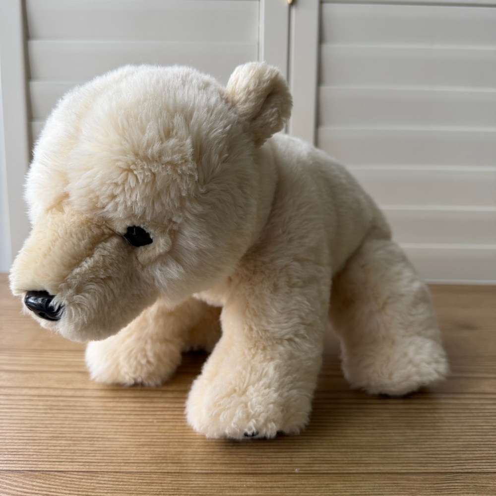 Animal Alley Toys R Us Exclusive Off-White Cream Soft Plush Bear Cub
